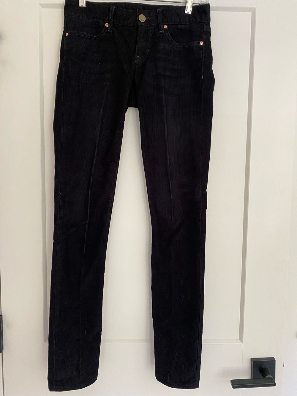 Black Gap 1969 Always Skinny Corduroy Pants | Size 25